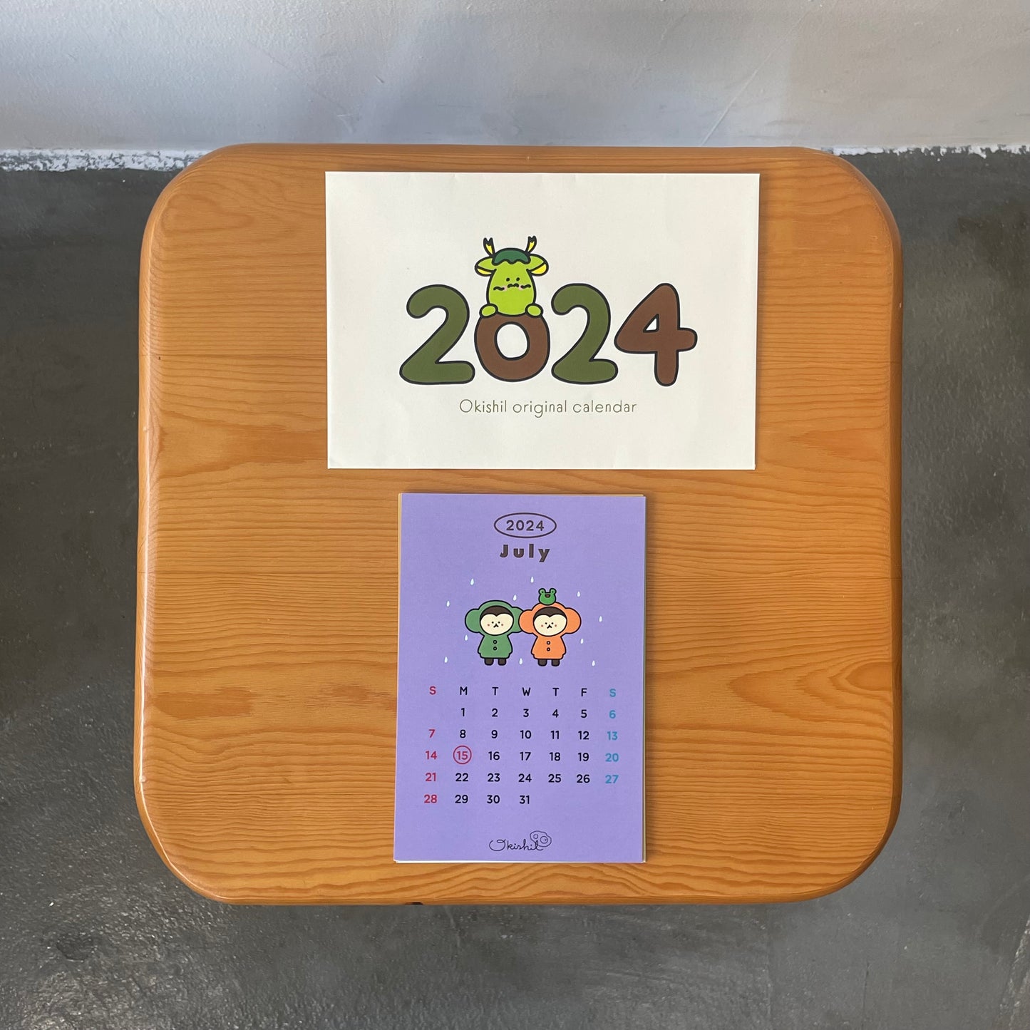 Okishil original calendar 2024