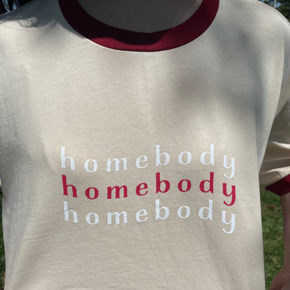 homebody tshirt (blue&red)